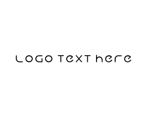 Black - Cyber Tech Wordmark logo design