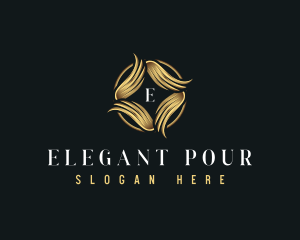 Elegant Luxury Wings logo design