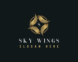 Elegant Luxury Wings logo design