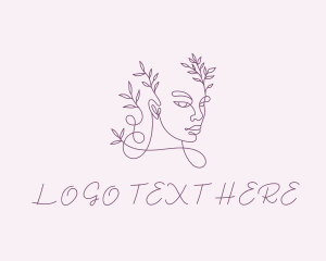 Spa - Violet Beauty Skincare logo design