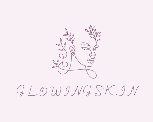 Violet Beauty Skincare logo design