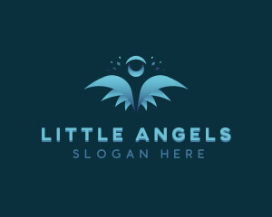 Angelic Holy Wings logo design