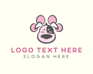 Puppy - Puppy Paw Pet logo design