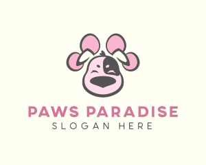 Puppy Paw Pet logo design