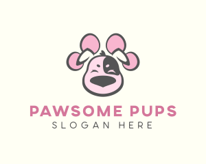 Puppy Paw Pet logo design