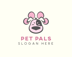 Puppy Paw Pet logo design