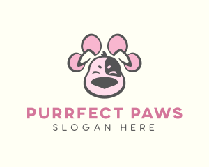 Puppy Paw Pet logo design