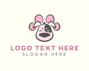 Love - Puppy Paw Pet logo design