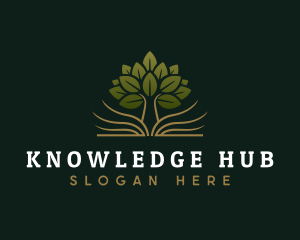 Tree Learning Education logo design