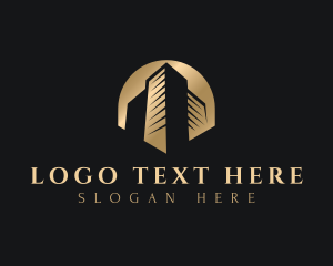 Luxury - Architecture Realty Building logo design