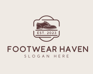 Leather Oxford Shoes logo design