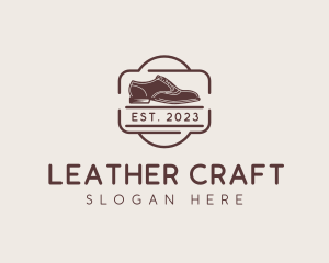 Leather - Leather Oxford Shoes logo design