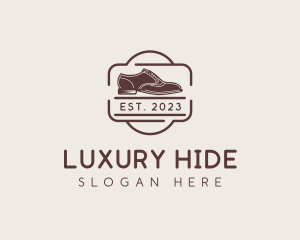 Leather - Leather Oxford Shoes logo design