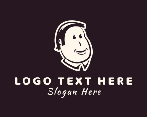 Abraham Lincoln - Gentleman Guy Character logo design