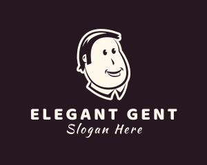 Gentleman Guy Character logo design