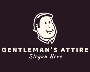 Gentleman Guy Character logo design