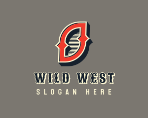 Western - Western Rodeo Letter O logo design