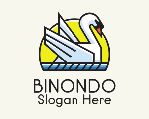 Sun Swan Pond Logo