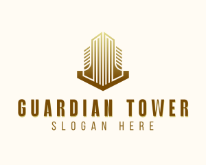 High Rise Building Property logo design