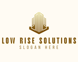 High Rise Building Property logo design