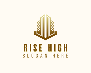 High Rise Building Property logo design