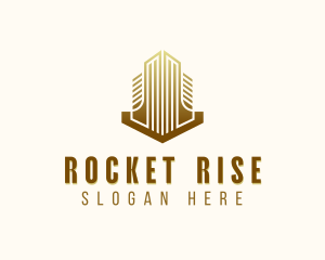 High Rise Building Property logo design