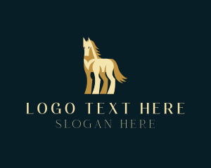 Wild Equine Horse Logo