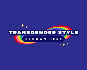 Transgender - Colorful Rainbow Event logo design