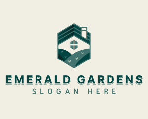 Home Lawn Landscaping logo design