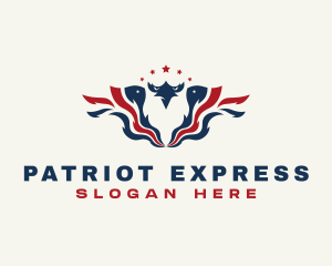 Eagle American Patriot logo design