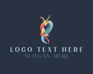 Theatre - Gymnastics Dancer logo design