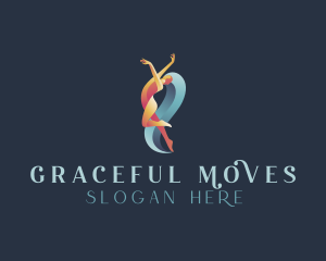 Gymnastics Dancer logo design