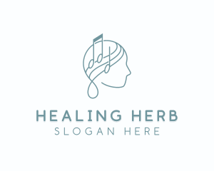 Music Healing Therapy logo design