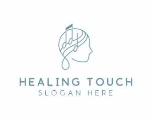 Music Healing Therapy logo design