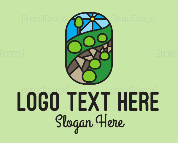 Garden Landscape Mosaic Logo