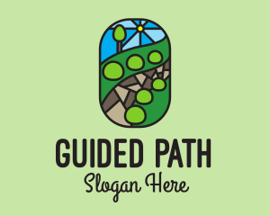 Garden Landscape Mosaic  logo design