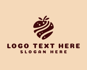 Patisserie - Chocolate Fruit Snack logo design