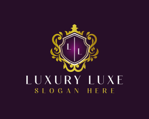 Luxury Academy Crest logo design