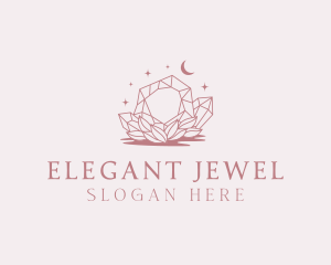 Luxury Jeweler Gemstone logo design