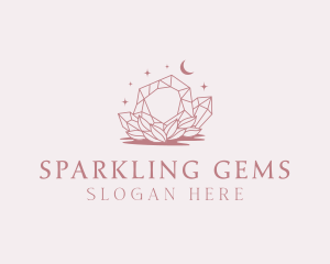 Luxury Jeweler Gemstone logo design