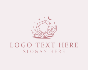 Glam - Luxury Jeweler Gemstone logo design