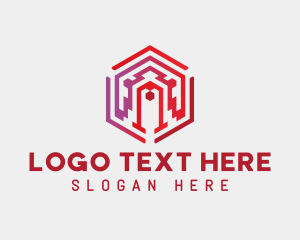Technology - Abstract Technology Cube logo design