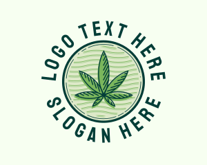 420 - Medical Organic Leaf logo design