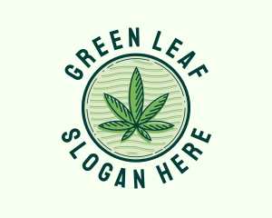 420 - Medical Organic Leaf logo design