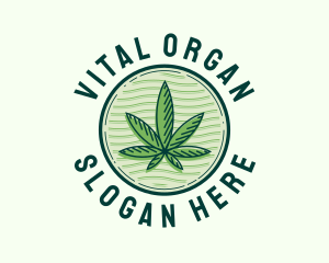 Medical Organic Leaf logo design