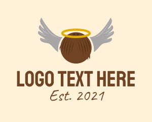 Wing Coconut Angel  Logo