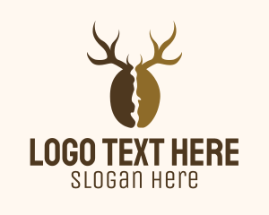 Deer Antlers Cafe  Logo