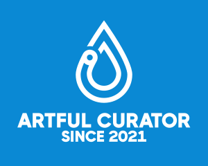 Modern Water Droplet  logo design