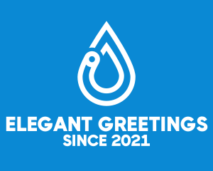 Modern Water Droplet  logo design