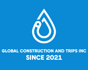 Water Conservation - Modern Water Droplet logo design